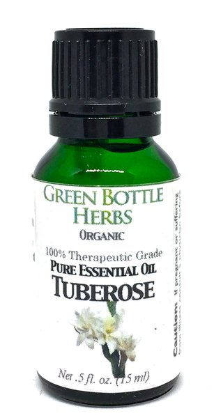 Green Bottle Herbs Organic Essential Oil - Tuberose - I Am A Clean Eater